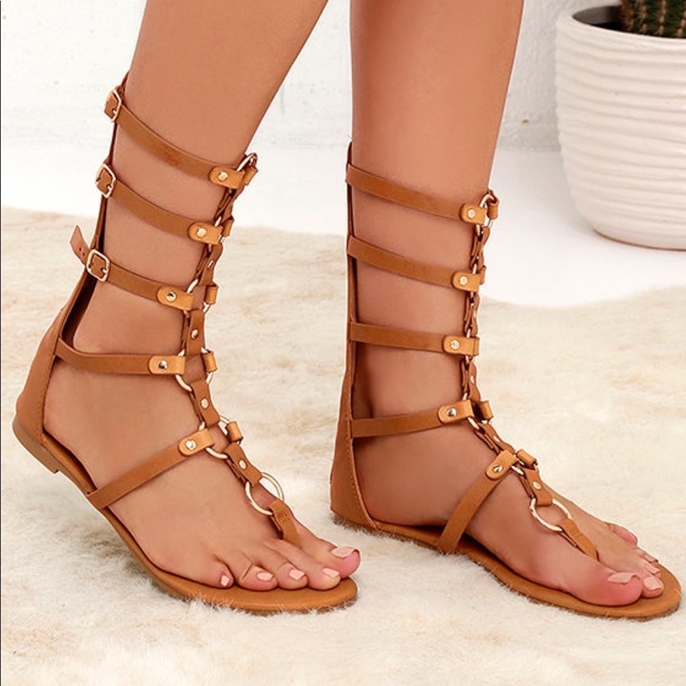 Lulus High Spirits Gladiator Sandals